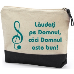 Gentuta multifunctionala bumbac, Laudati pe Domnul